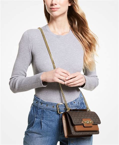 michael michael kors heather extra-small leather crossbody bag|Heather Extra.